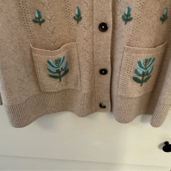 Bloomingdale's Cashmere Cardigan Sweater - Picture 5 of 7